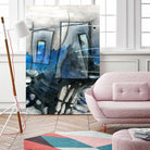 Chutes - T2 by Sylvie Cloutier on GIANT ART - grey abstract