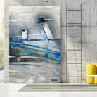 Chutes - T3 by Sylvie Cloutier on GIANT ART - grey abstract