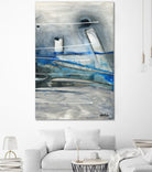 Chutes - T3 by Sylvie Cloutier on GIANT ART - grey abstract