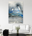 Chutes - T3 by Sylvie Cloutier on GIANT ART - grey abstract