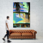 Surfside by Rene Griffith on GIANT ART - green tropical