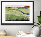 Colorful Landscape II by Jacques Clement on GIANT ART - pink landscape champs