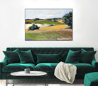Colorful Landscape IV by Jacques Clement on GIANT ART - yellow landscape