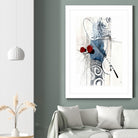 Jardinage by Sylvie Cloutier on GIANT ART - red abstract