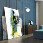 Zone Bleue by Sylvie Cloutier on GIANT ART - blue abstract