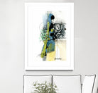 Zone Bleue by Sylvie Cloutier on GIANT ART - green abstract
