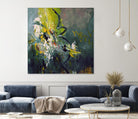 Happiness by Doris Savard on GIANT ART - green abstract