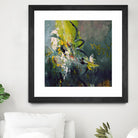 Happiness by Doris Savard on GIANT ART - green abstract