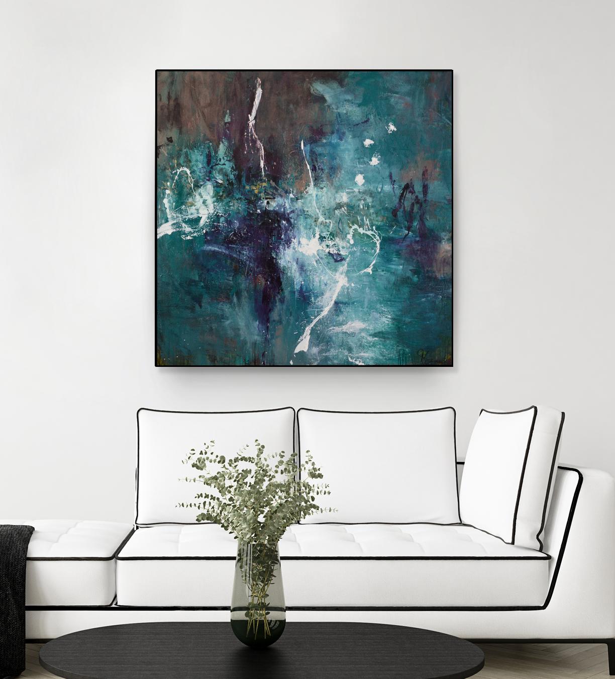 New Emergence by Doris Savard on GIANT ART - blue abstract