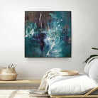 New Emergence by Doris Savard on GIANT ART - blue abstract