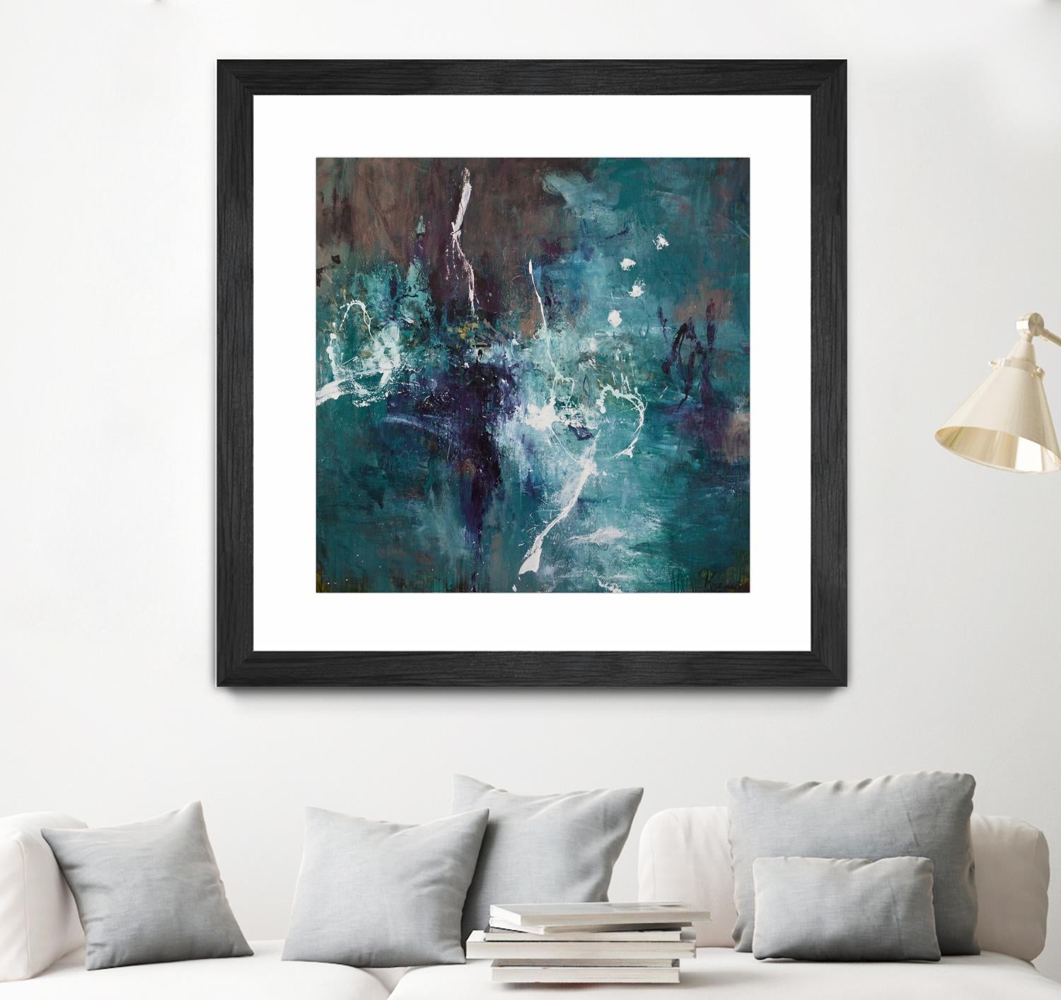 New Emergence by Doris Savard on GIANT ART - blue abstract
