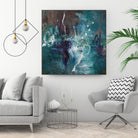 New Emergence by Doris Savard on GIANT ART - blue abstract