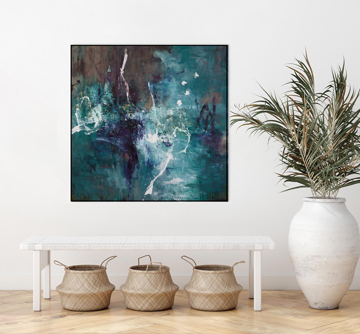 New Emergence by Doris Savard on GIANT ART - blue abstract