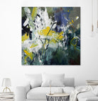 New Sparkle by Doris Savard on GIANT ART - green abstract