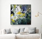 New Sparkle by Doris Savard on GIANT ART - green abstract