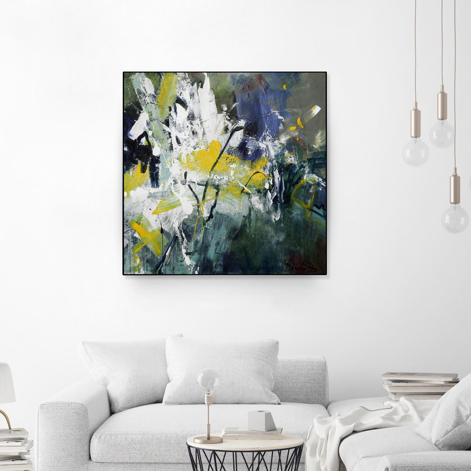 New Sparkle by Doris Savard on GIANT ART - green abstract