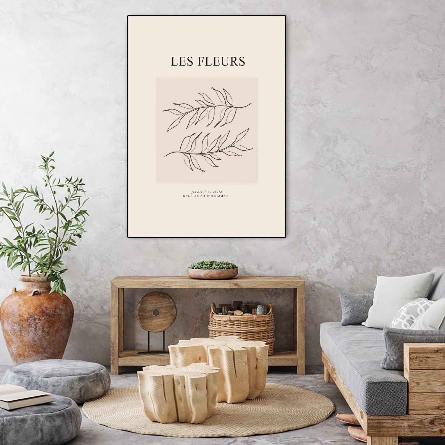 Les Fleurs by Clicart Studio on GIANT ART