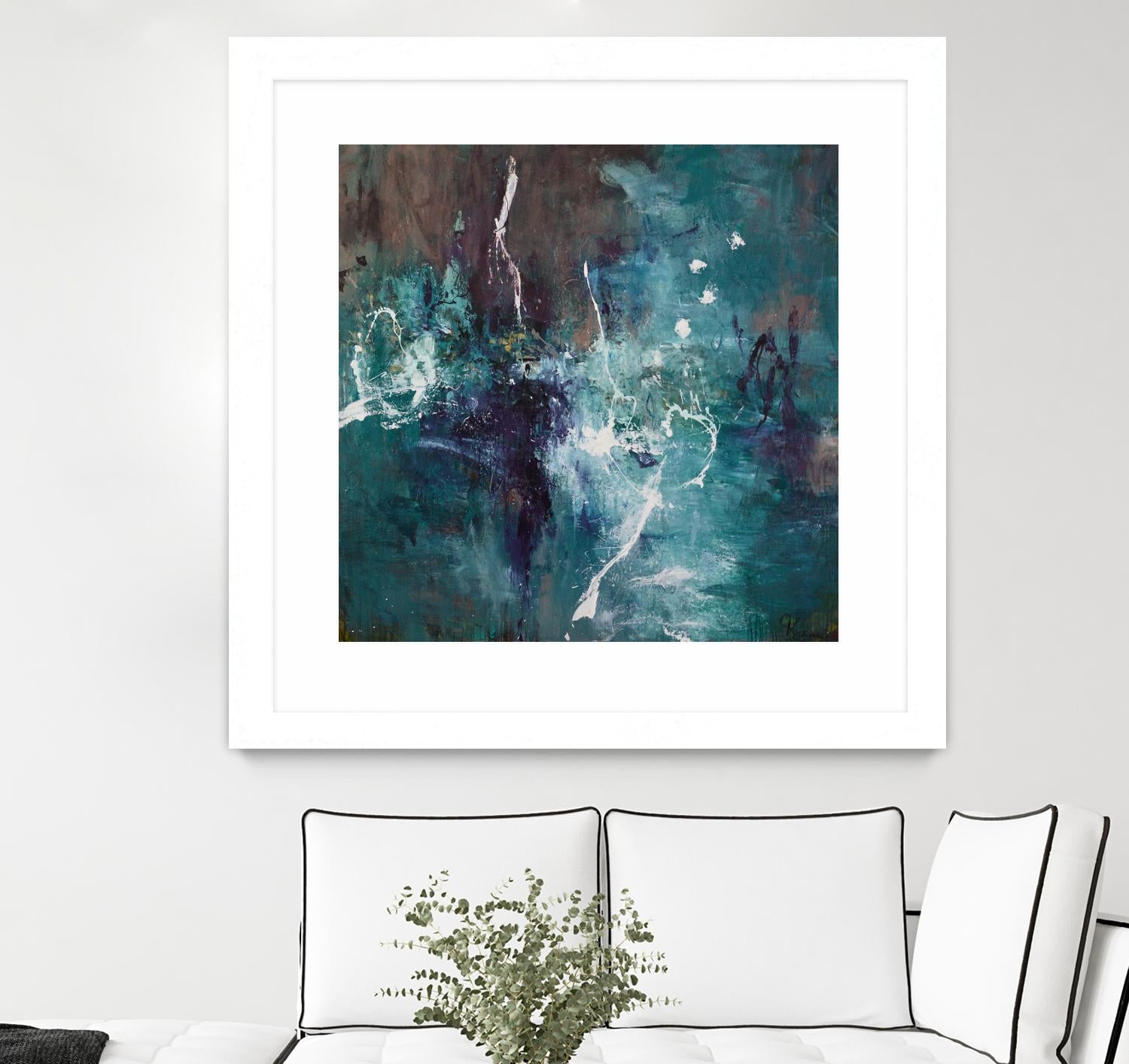 New Emergence by Doris Savard on GIANT ART - blue abstract