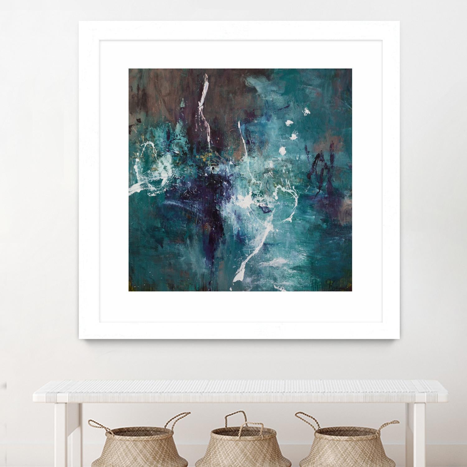 New Emergence by Doris Savard on GIANT ART - blue abstract