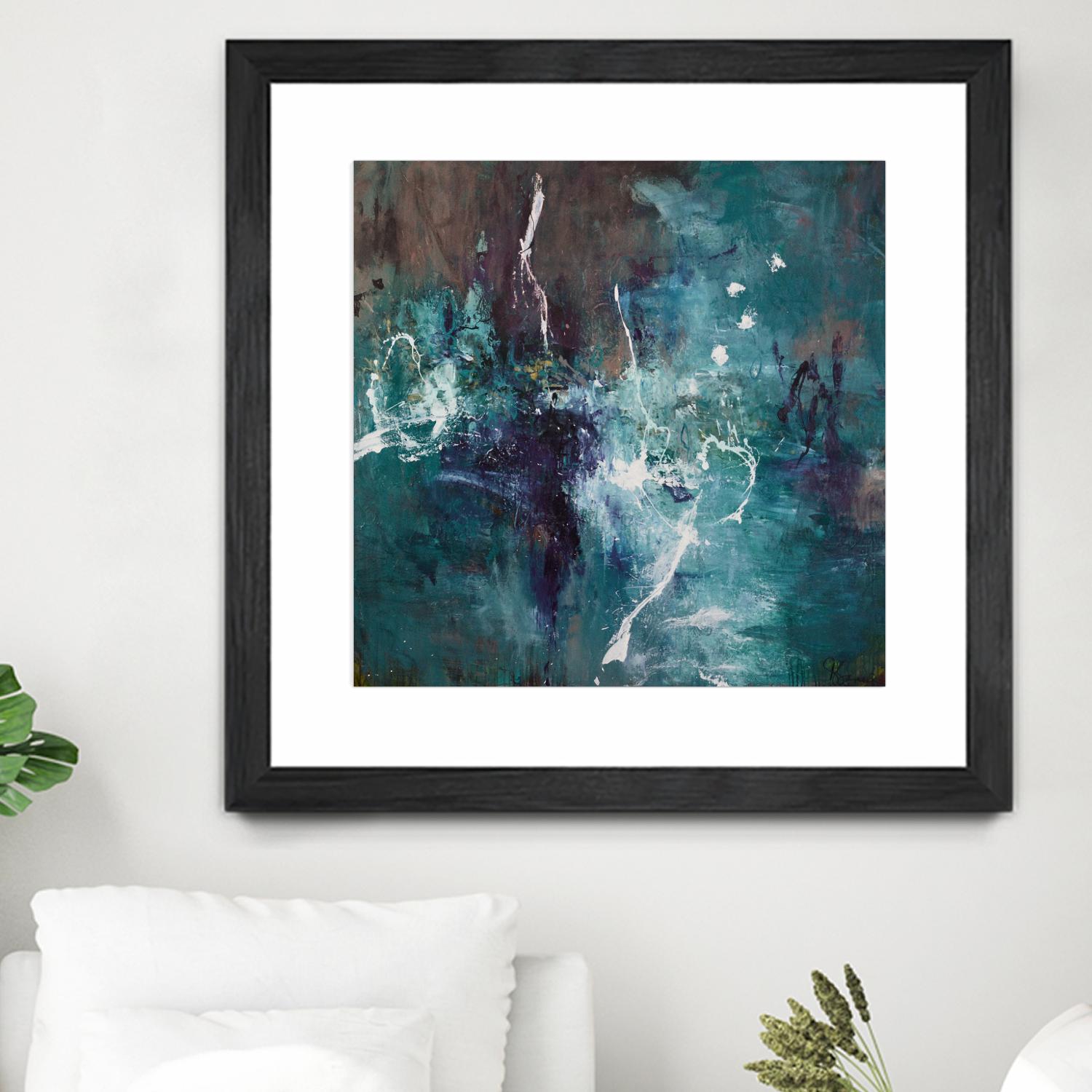 New Emergence by Doris Savard on GIANT ART - blue abstract