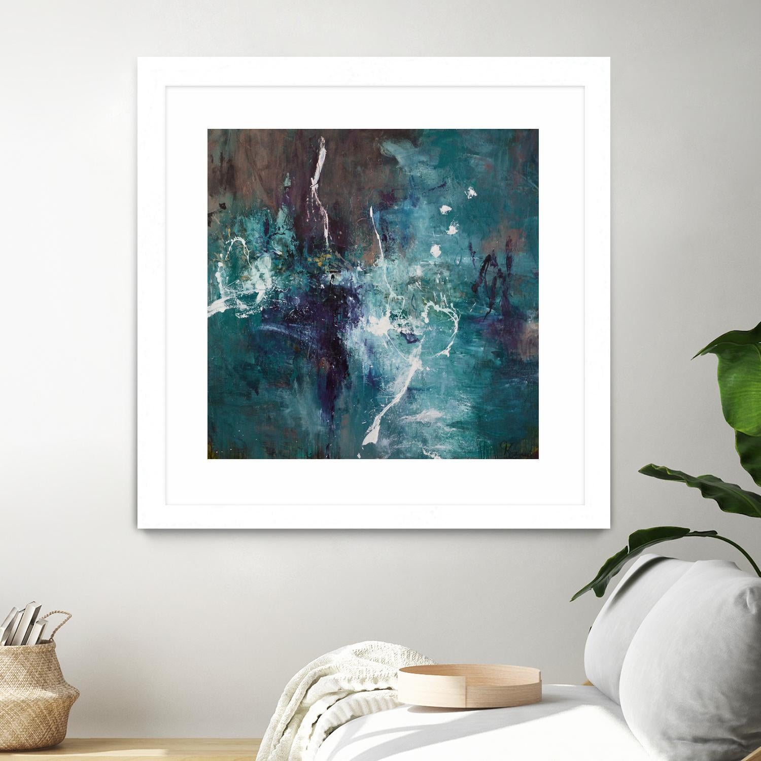 New Emergence by Doris Savard on GIANT ART - blue abstract