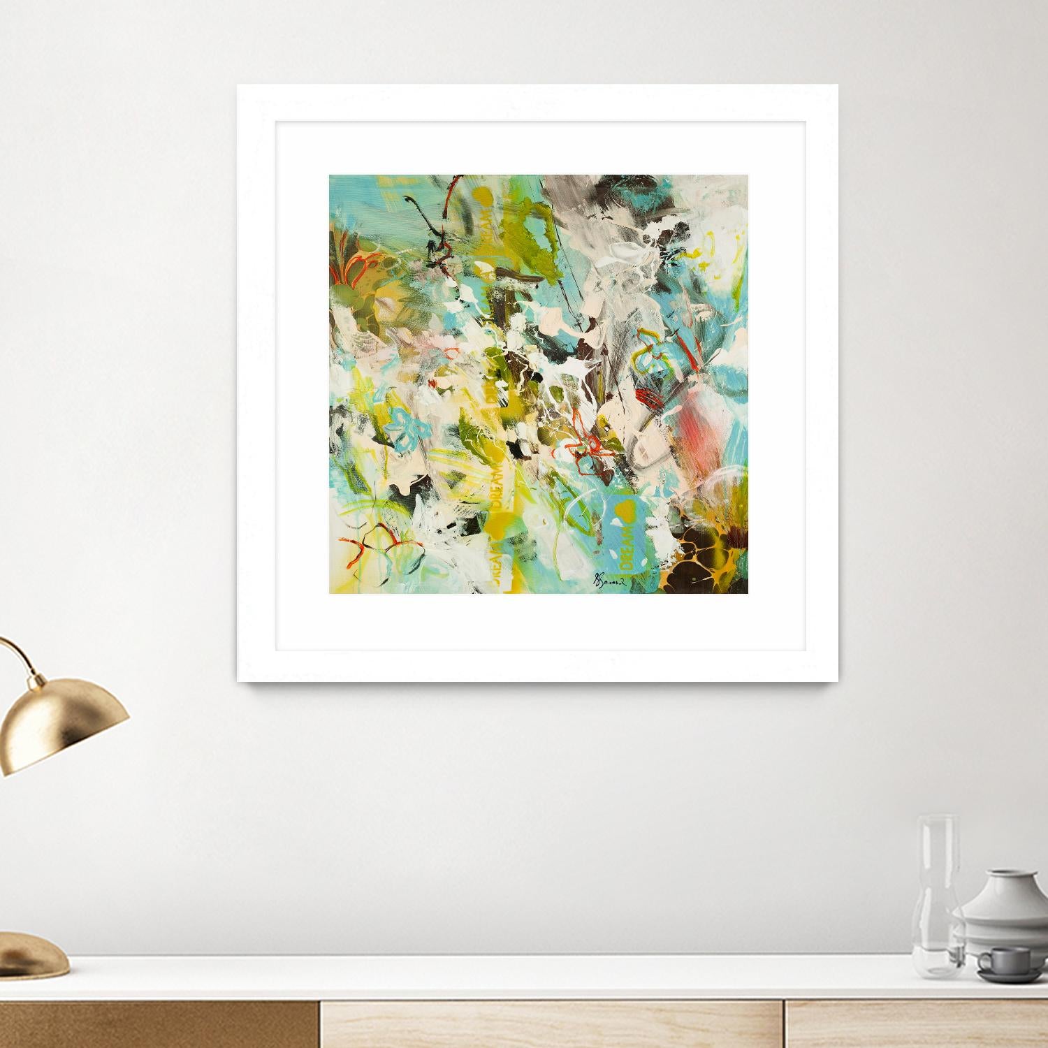 Sweet Dream I by Doris Savard on GIANT ART - pink abstract