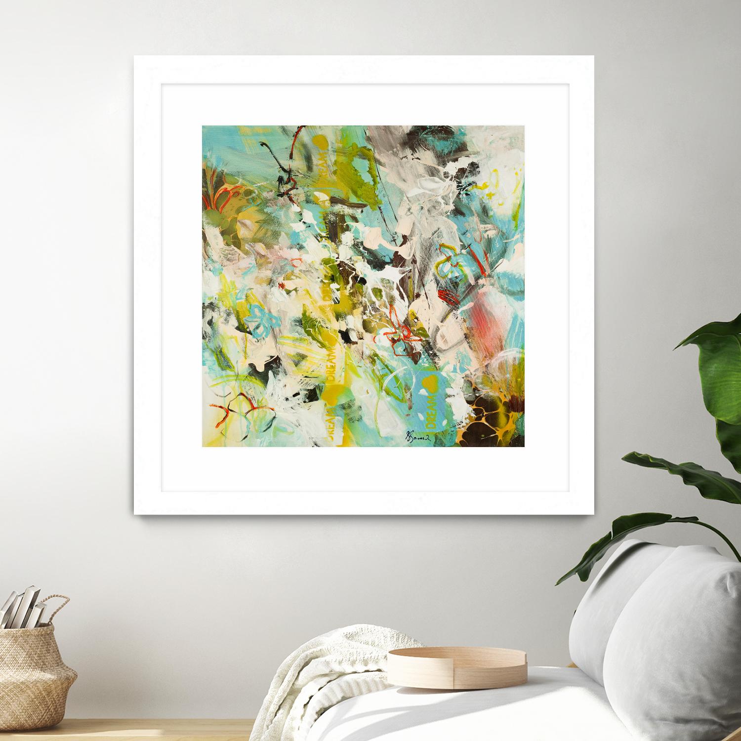 Sweet Dream I by Doris Savard on GIANT ART - pink abstract
