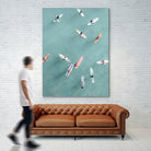 Surfers by Uknown on GIANT ART - blue coastal surfboards