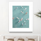 Surfers II by Uknown on GIANT ART - blue coastal surfboards
