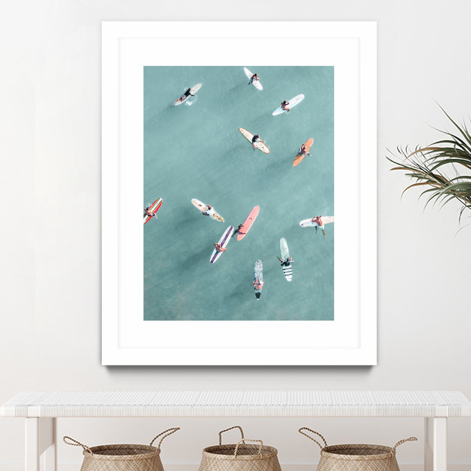 Surfers II by Uknown on GIANT ART - blue coastal surfboards