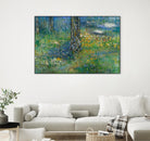 Guy L'heureux I by Diane Lambin on GIANT ART - green abstract forest