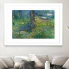Spring Dreaming by Diane Lambin on GIANT ART - green abstract forest