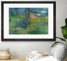 Spring Dreaming by Diane Lambin on GIANT ART - green abstract forest