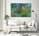 Spring Dreaming by Diane Lambin on GIANT ART - green abstract forest