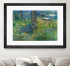 Spring Dreaming by Diane Lambin on GIANT ART - green abstract forest