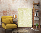 Centric - Beach - 19 by Lori Dubois on GIANT ART - beige linear pastel