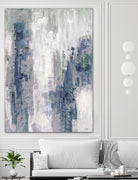 Blue Birch – Cool -3 by Lori Dubois on GIANT ART - blue abstract