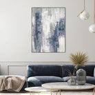 Blue Birch – Cool -3 by Lori Dubois on GIANT ART - blue abstract