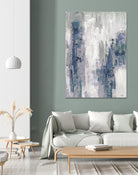 Blue Birch – Cool -3 by Lori Dubois on GIANT ART - blue abstract