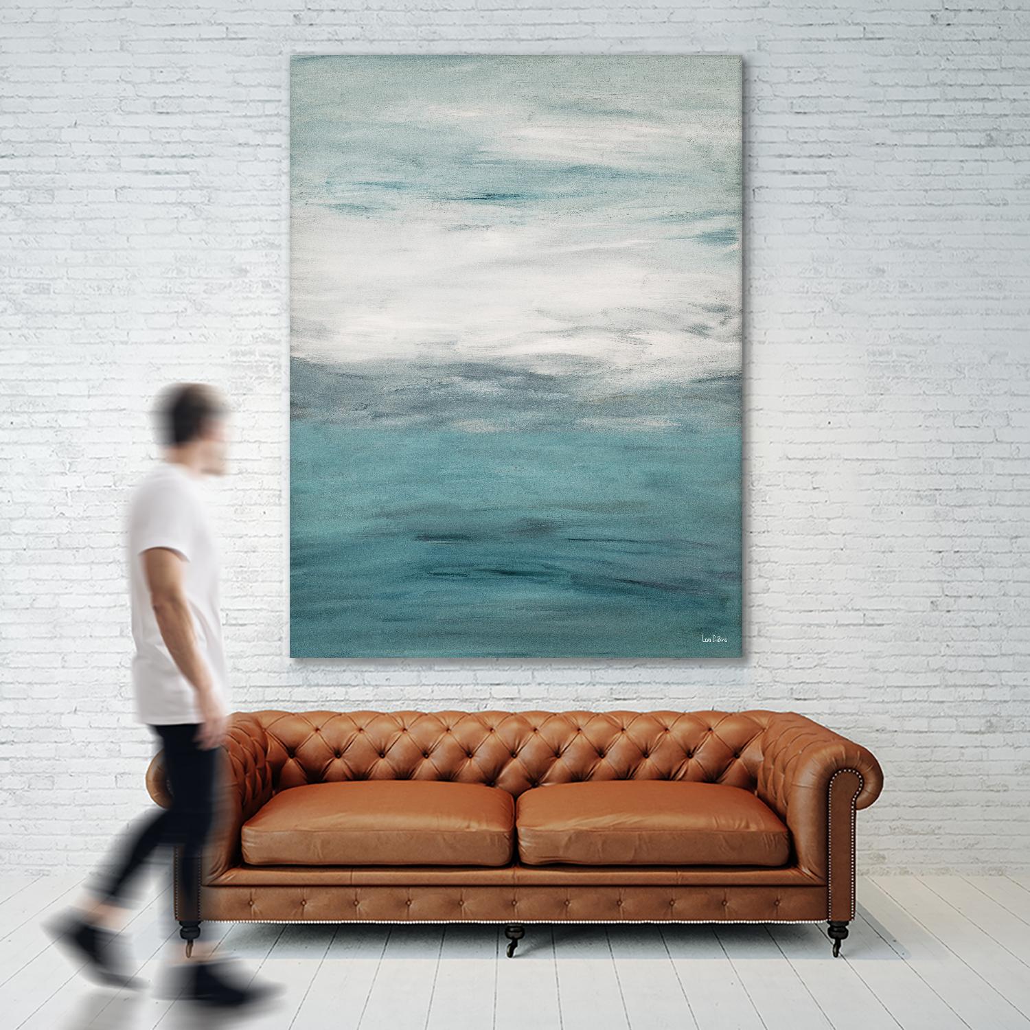 Infinity – Pool - 2 by Lori Dubois on GIANT ART - blue abstract transparence