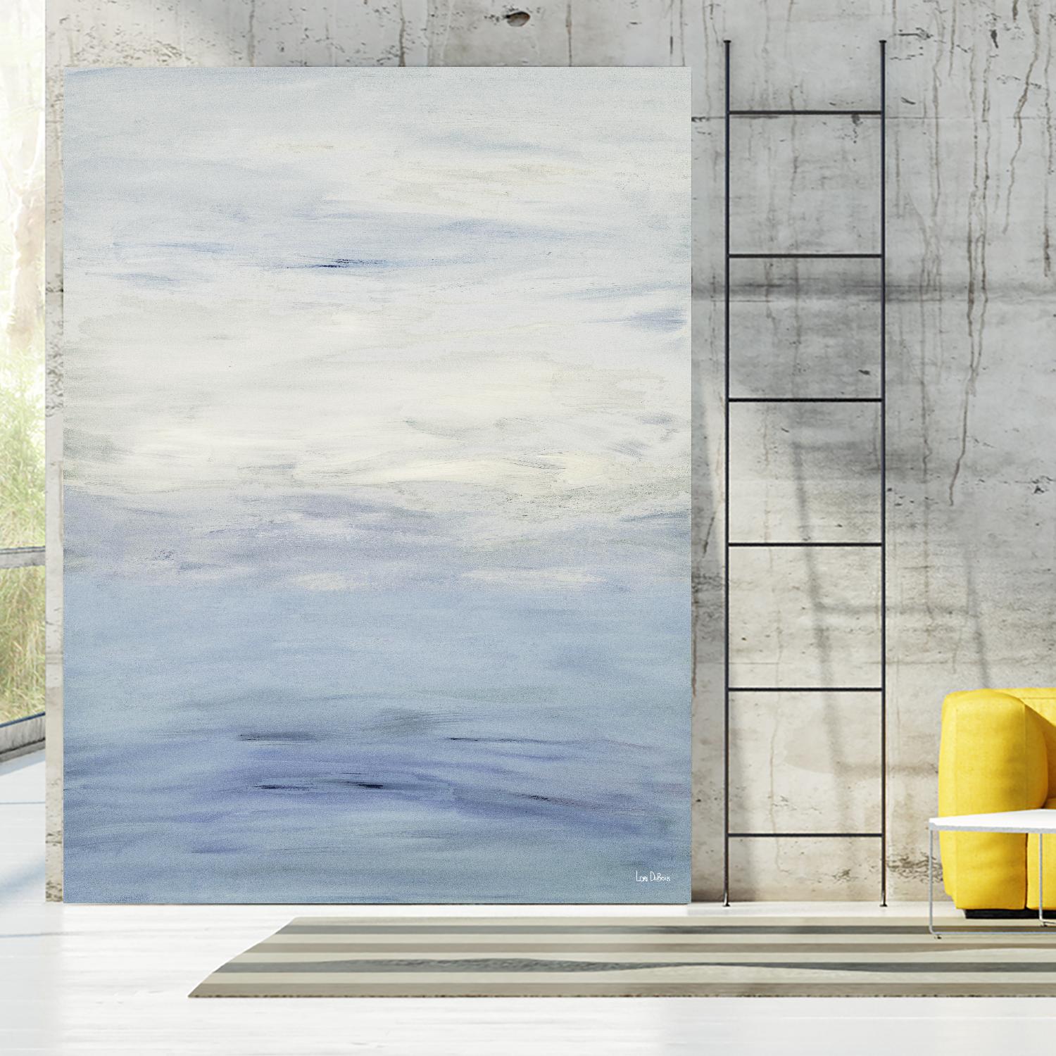 Infinity – Light - 3 by Lori Dubois on GIANT ART - blue abstract pastel