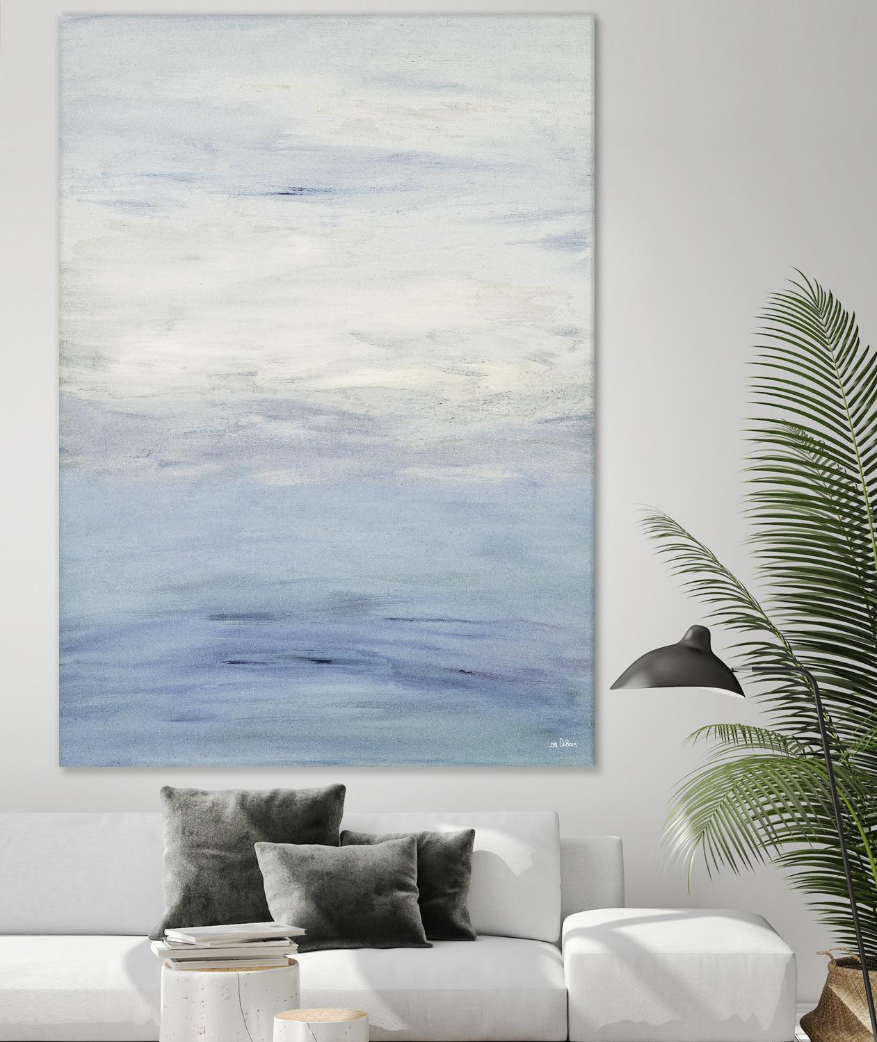 Infinity – Light - 3 by Lori Dubois on GIANT ART - blue abstract pastel