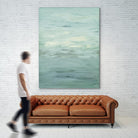 Infinity – Dusk - 4 by Lori Dubois on GIANT ART - green abstract pastel