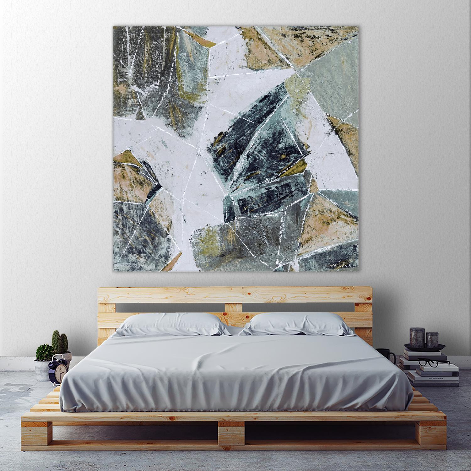 Tiger's Eye -  Light -1 by Lori Dubois on GIANT ART - beige abstract