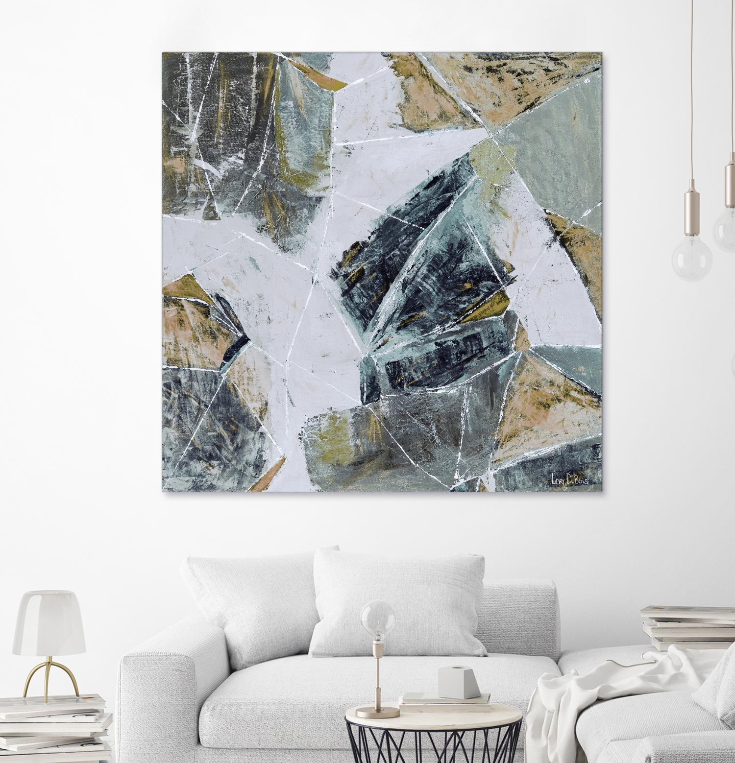 Tiger's Eye -  Light -1 by Lori Dubois on GIANT ART - beige abstract