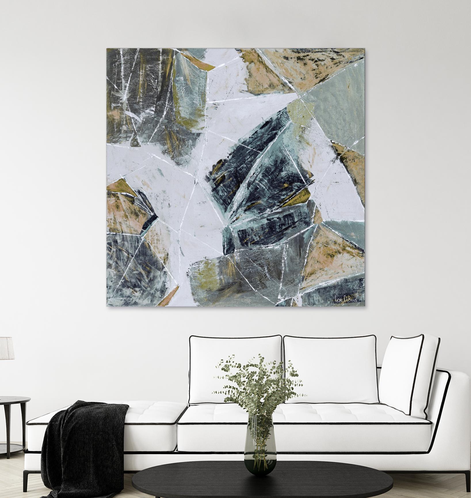Tiger's Eye -  Light -1 by Lori Dubois on GIANT ART - beige abstract