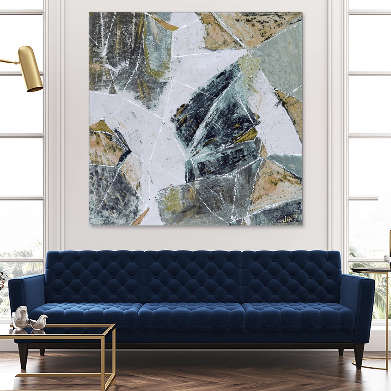 Tiger's Eye -  Light -1 by Lori Dubois on GIANT ART - beige abstract