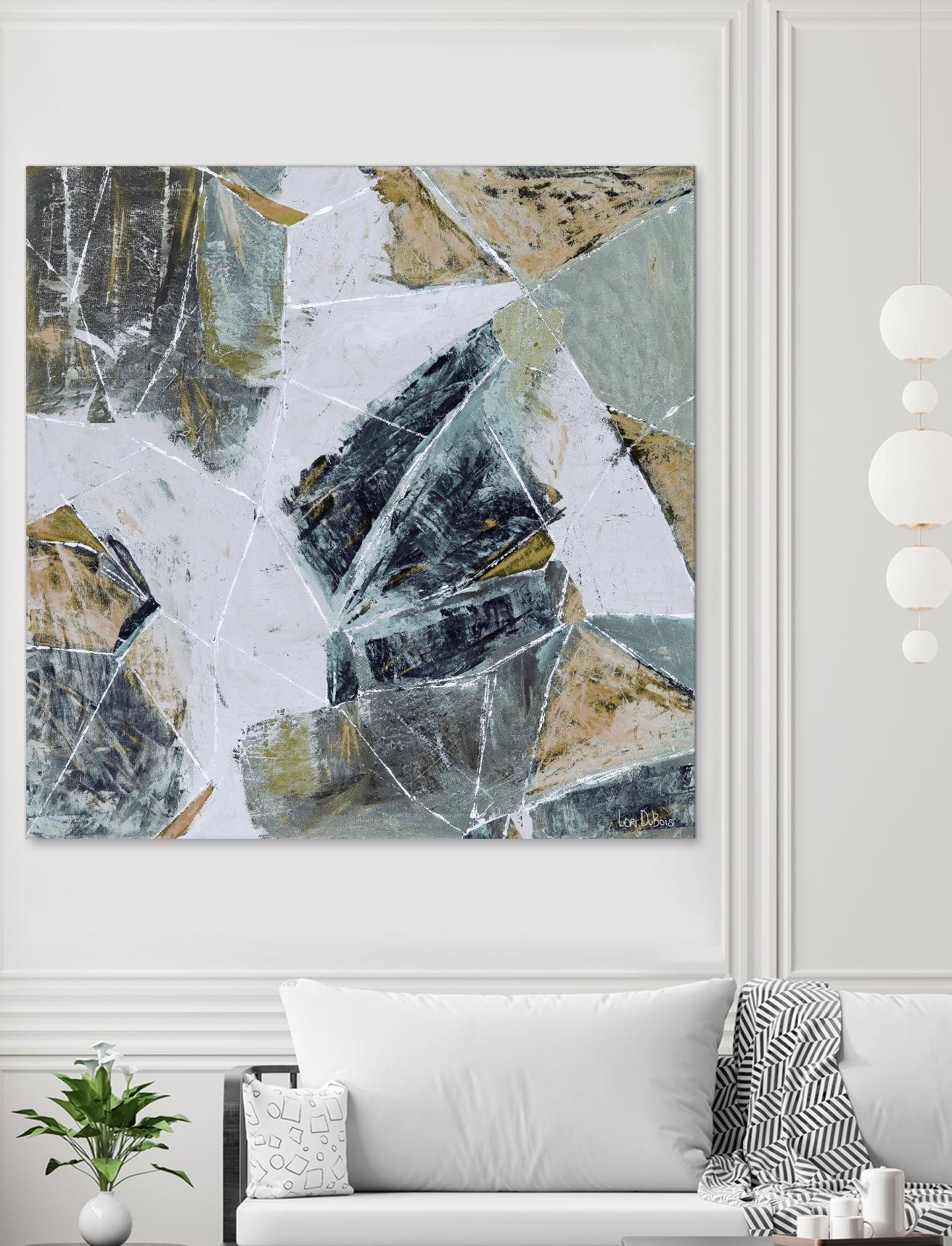Tiger's Eye -  Light -1 by Lori Dubois on GIANT ART - beige abstract