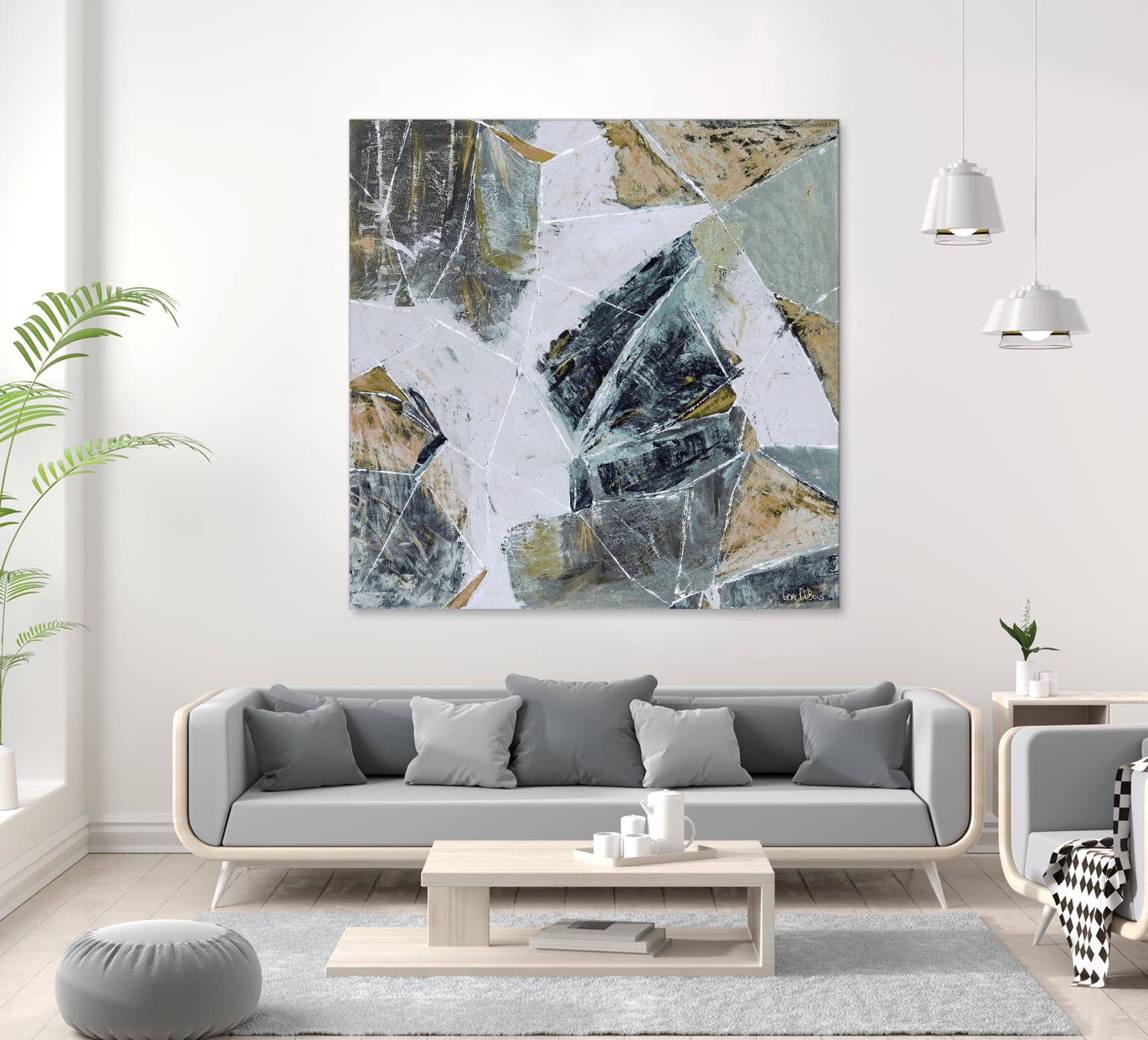 Tiger's Eye -  Light -1 by Lori Dubois on GIANT ART - beige abstract