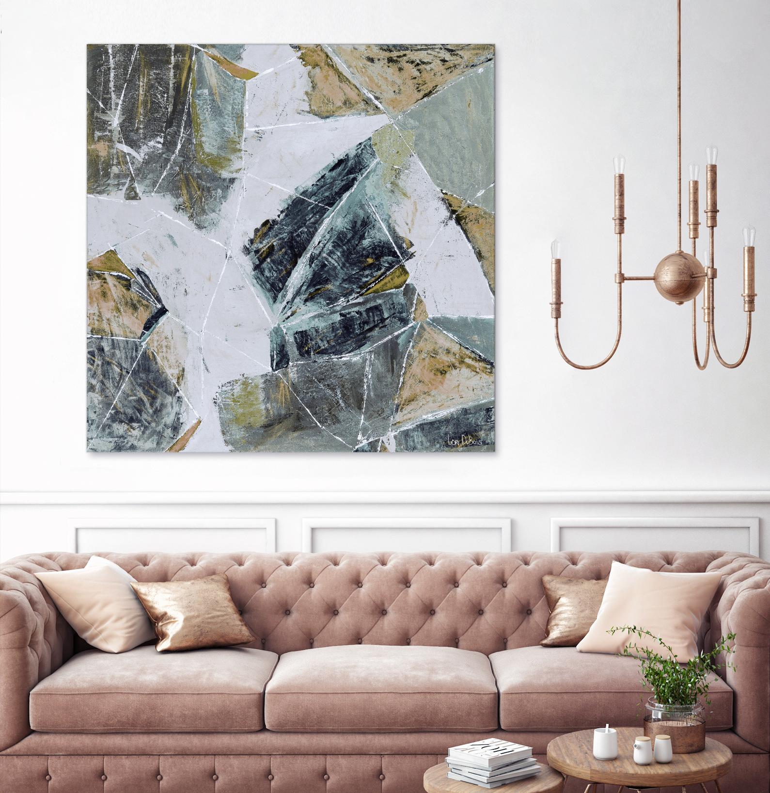 Tiger's Eye -  Light -1 by Lori Dubois on GIANT ART - beige abstract